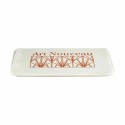 Bath rug Berilo Art Nouveau White Bronze 40 x 1,5 x 60 cm (12 Units)