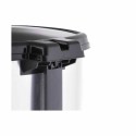 Papelera con Pedal Berilo D002-1 Plateado Plástico 20 L (4 Unidades)