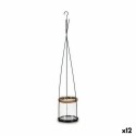 Portavelas Ibergarden HW99-1108 Metal Cristal 15,5 x 85,5 x 15,5 cm (12 Unidades)