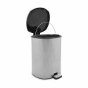 Papelera con Pedal Berilo D002-2 Gris oscuro Plástico 20 L (4 Unidades)