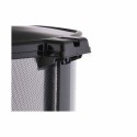 Papelera con Pedal Berilo D002-2 Gris oscuro Plástico 20 L (4 Unidades)
