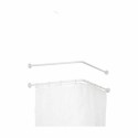 Curtain Bar Berilo B0769L White Aluminium 80 cm For shower (24 Units)