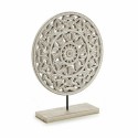 Figura Decorativa Mandala Branco 30 x 36 x 7 cm (6 Unidades)
