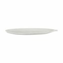 Tabuleiro Branco Madeira MDF Folha de planta 49 x 2,7 x 17,3 cm Decoração (6 Unidades)
