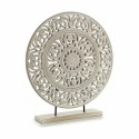 Figura Decorativa Mandala Branco 7 x 49 x 44 cm (6 Unidades)