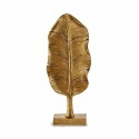 Figura Decorativa Folha de planta Dourado 6,5 x 33,3 x 10 cm (12 Unidades)