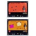 Quadro Magnético com Marcador 40 x 30 cm (4 Unidades)