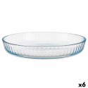Vassoio da Forno Vivalto 45014 Trasparente Vetro Borosilicato 31,2 x 5 x 5 cm (6 Unità)