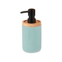 Dispenser di Sapone Berilo B5456BC-1 - 447 Azzurro Legno Resina Plastica 9,5 x 18,5 x 7,8 cm (6 Unità)