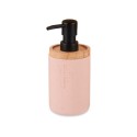 Dispensador de Jabón Berilo B5456BC-1 - 448 Rosa Madera Resina Plástico 9,5 x 18,5 x 7,8 cm (6 Unidades)