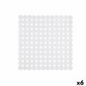 Alfombrilla Antideslizante para Ducha Berilo CN-BM630 - 306 Blanco PVC 68 x 36 x 1 cm (6 Unidades)