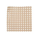 Non-slip Shower Mat Berilo 90980 Beige PVC 54 x 54 x 1 cm (6 Units)