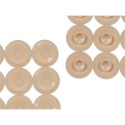 Non-slip Shower Mat Berilo 90980 Beige PVC 54 x 54 x 1 cm (6 Units)