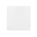 Non-slip Shower Mat Berilo BM509S - 314 White PVC 50,3 x 50,3 x 0,7 cm Frames (6 Units)