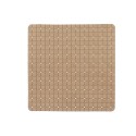 Alfombrilla Antideslizante para Ducha Berilo BM509S - 316 Beige PVC 50,3 x 50,3 x 0,7 cm Cuadros (6 Unidades)