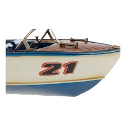 Veículo DKD Home Decor Decorativo Barco Metal (2 pcs) (31.5 x 14 x 13 cm)