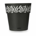 Vaso Autoirrigável Stefanplast Gaia Antracite Plástico 29 x 29 x 29 cm (6 Unidades)