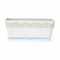 Planter Stefanplast Cloe White Plastic 13,3 x 12,3 x 29,3 cm (12 Units)