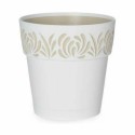 Selbstbewässernder Blumentopf Stefanplast Gaia Weiß Kunststoff 15 x 15 x 15 cm (12 Stück)