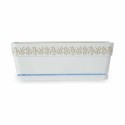 Planter Stefanplast Gaia White Plastic 49,5 x 17 x 19 cm (12 Units)