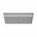 Planter Stefanplast Gaia Grey Plastic 49,5 x 17 x 19 cm (12 Units)