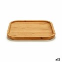bandeja de aperitivos Kinvara JWKW-3710 Castanho Quadrado 20 x 1,5 x 20 cm (12 Unidades)