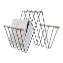 Portariviste DKD Home Decor 8424001814008 41 x 31 x 36 cm Nero Ferro Legno MDF