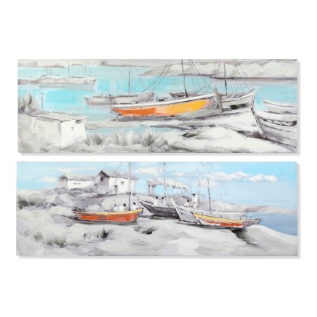 Bild DKD Home Decor Port 150 x 3 x 50 cm Barco Mediterraner (2 Stück)