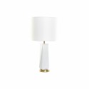 Lâmpada de mesa DKD Home Decor 8424001847242 33 x 33 x 67 cm Cerâmica Dourado Metal Branco 220 V 50 W
