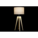 Lâmpada de mesa DKD Home Decor Bege Madeira Castanho 220 V 50 W 30 x 30 x 69 cm