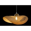 Candeeiro de teto DKD Home Decor Castanho Bambu 40 W Chapéu de Praia 220 V 70 x 34 x 20 cm