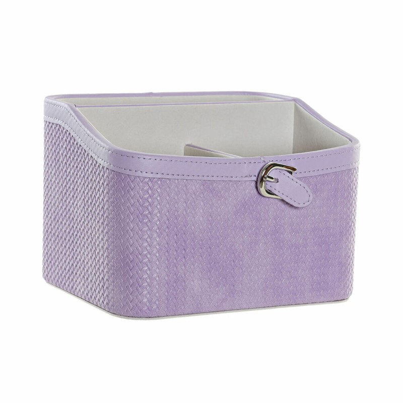 Suporte para comandos DKD Home Decor 8424001859948 Giratório 19 x 16 x 14 cm Lilás Poliuretano