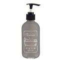 Dispenser di Sapone Berilo Nero Grigio Vetro polipropilene 250 ml