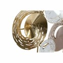 Statua Decorativa DKD Home Decor 65,4 x 9 x 51 cm Astratto Azzurro Dorato Marrone Moderno (2 Unità)