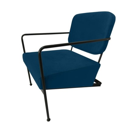 Poltrona DKD Home Decor Azul Metal 62 x 76 x 76 cm 55,5 x 72 x 71 cm