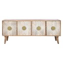 Móvel de TV Home ESPRIT Dourado Natural Madeira 145 x 40 x 60 cm