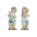 Statua Decorativa DKD Home Decor Fibra di Vetro Multicolore Bambini (20 x 18 x 48 cm) (20 cm) (2) (2 pcs) (2 Unità) (20 x 18 cm)