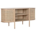 Móvel de TV Home ESPRIT Natural Madeira da borracha 120 x 43,5 x 60 cm
