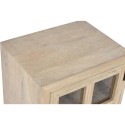Mesa de Cabeceira Home ESPRIT Natural Cristal Madeira de mangueira 45 x 35 x 57 cm