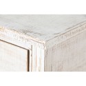 Console Home ESPRIT Branco Castanho Preto Metal Abeto 181 x 45 x 86 cm