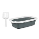 Katzentoilette Mascow 87954 Weiß Anthrazit Kunststoff 25 x 11 x 2 cm (11 Stück)