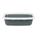 Katzentoilette Mascow 87954 Weiß Anthrazit Kunststoff 25 x 11 x 2 cm (11 Stück)