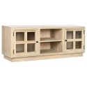 Móvel de TV Home ESPRIT Natural Cristal Madeira de mangueira 135 x 35 x 52 cm