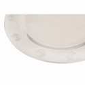 Sousplat DKD Home Decor Aço inoxidável Plástico Prateado 30 x 30 x 0,5 cm