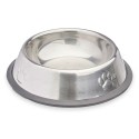 Futternapf für Hunde Mascow 312 Grau Silberfarben Gummi Metall 15 x 4 x 15 cm (24 Stück)