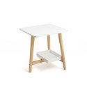 Mesa de Cabeceira Vinthera Moa Branco Plástico 43 x 38 x 48 cm