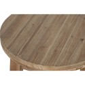 Mesa de Apoio Pequena Home ESPRIT Castanho Abeto Madeira MDF 60 x 60 x 45 cm