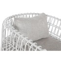 Poltrona Home ESPRIT Branco Metal 76 x 66 x 65 cm