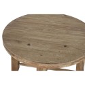 Mesa de Apoio Pequena Home ESPRIT Castanho Abeto Madeira MDF 80 x 80 x 53,5 cm