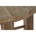 Mesa de Apoio Pequena Home ESPRIT Castanho Abeto Madeira MDF 80 x 80 x 53,5 cm